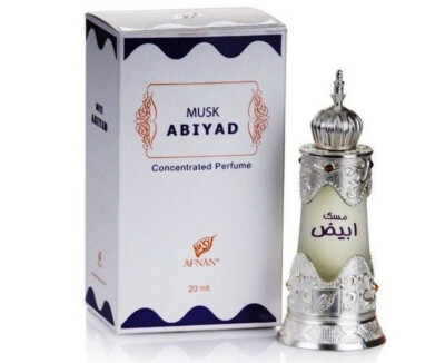 Musk Abiyad by Afnan Concentrated Perfume Oil for Unisex - 20 ML
