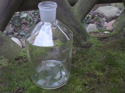 5 x Rasotherm Laborflasche 1000 ml  Borosilikat  enghalsig  Typ 4326 Laborglas