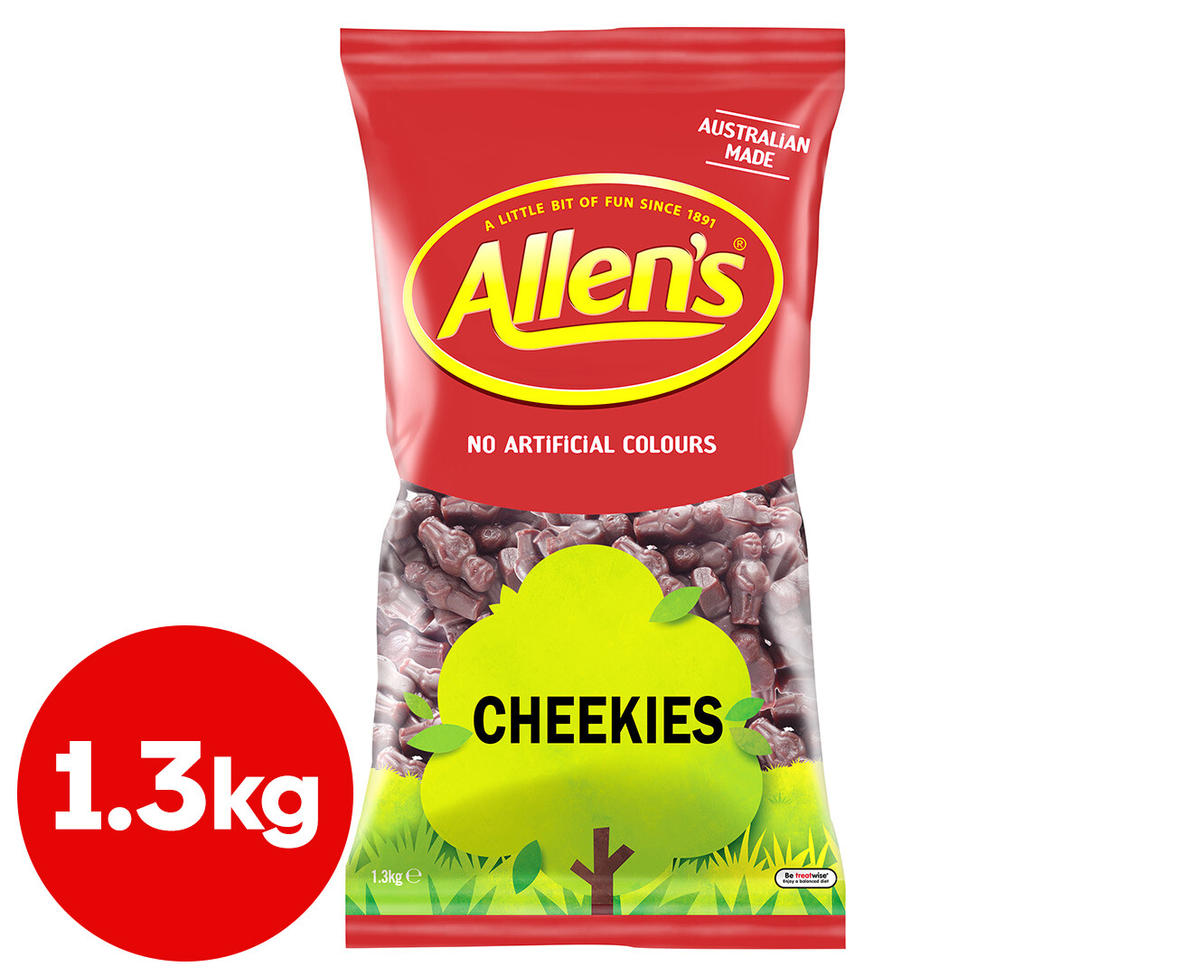Allens Lollies Candy Party kg Bulk 1.3 Mix 1kg Red Bag Jelly Buffet