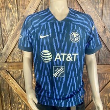 Nike Club America Vapor Match ADV Away Soccer Jersey 22/23 Sz Large DJ7638-455
