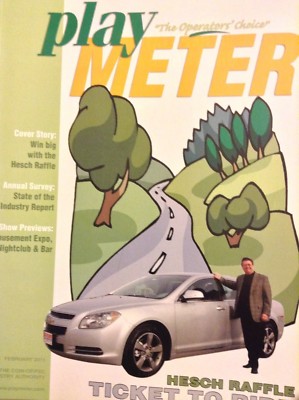 Play Meter Magazine The Hesch Raffle Ticket To Ride February 2011 ...