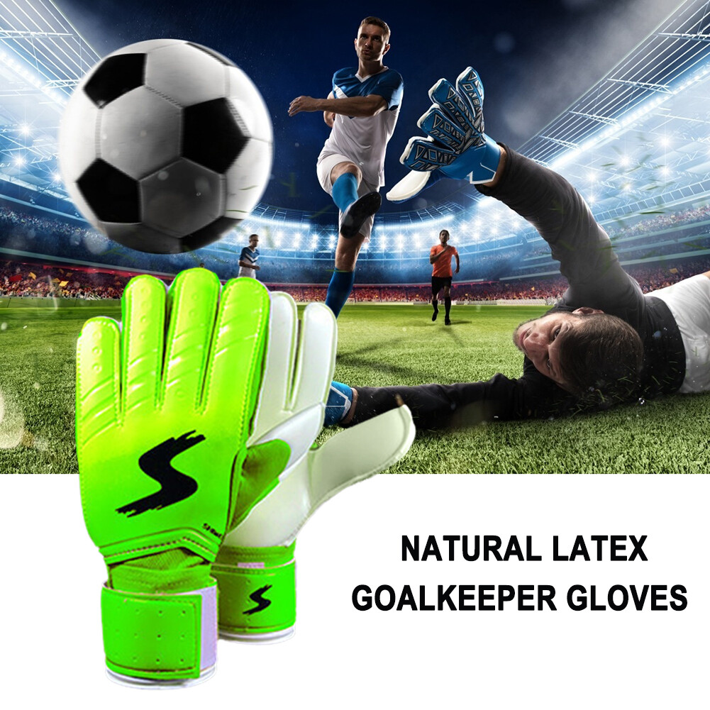 Soccer Goalie Gloves Full Finger Hand Protection Goalkeeper Glvoes