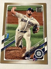 2021 Topps Series 2 Gold #340 Kendall Graveman #1397/2021- Seattle Mariners