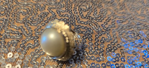 10K Gold Medias Perlas Set