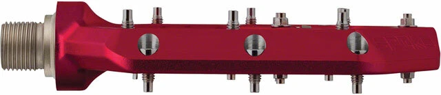 Pedales Spank Spike - Plataforma, Aluminio, 9/16", Rojo Foto 2 de 4