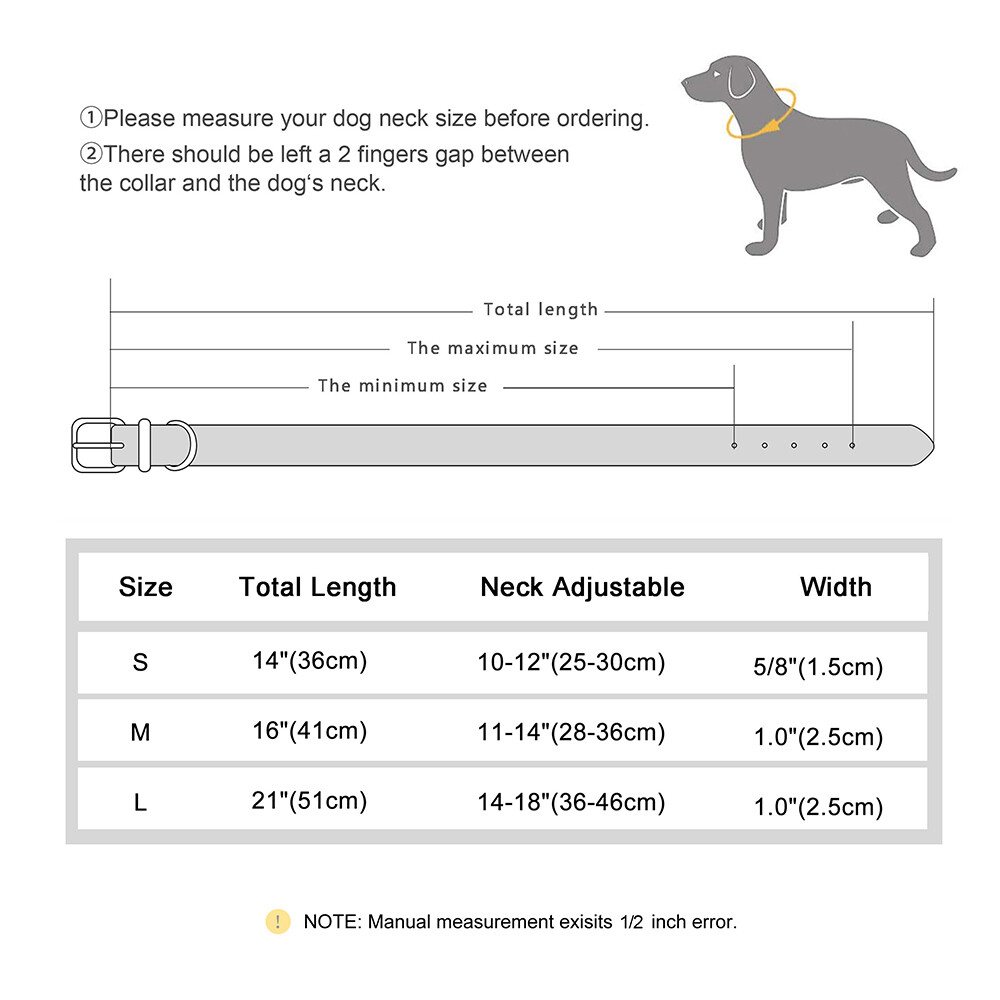 CustomDesign.Shop Feines Personalisiertes Gepolstertes Lederhalsband Für Hund | Schaffen Sie Ihr Einzigartiges Tierkennzeichen | Lasergravur