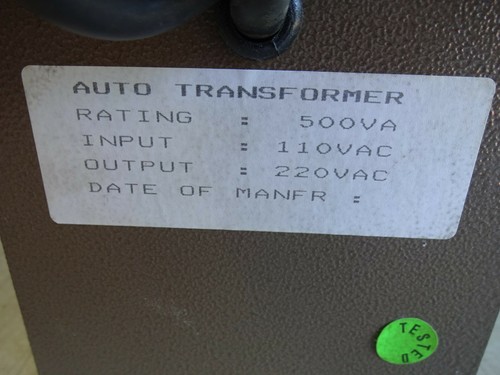 Power Voltage Converter Transformer Input 110 Output 220 - Picture 4 of 5