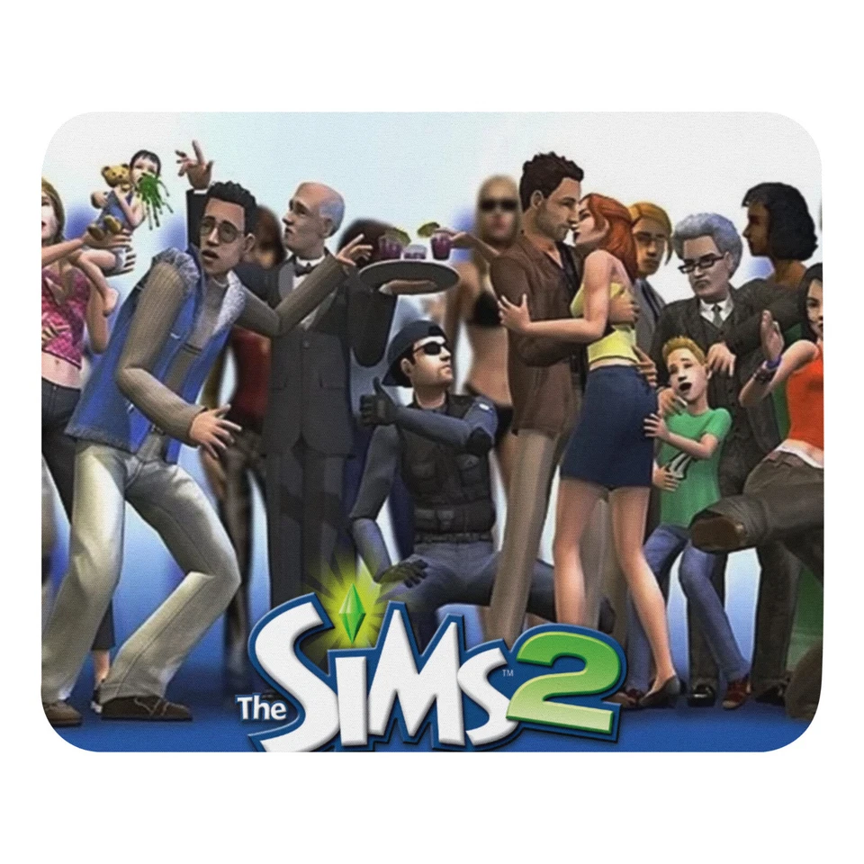 The Sims 2 Mouse Pad Rectangle High Quality Mousepad Print - Image 2 of 3