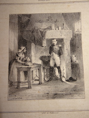 N.T CHARLET (1792-1845) LITHO FELDZUG FRANKREICH 1814 NAPOLEON EMPIRE CHAMPAGNE