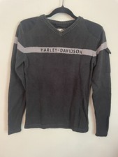 Vintage Womens Harley Davidson Size XS Spellout Knit Sweater 90s Hong Kong
