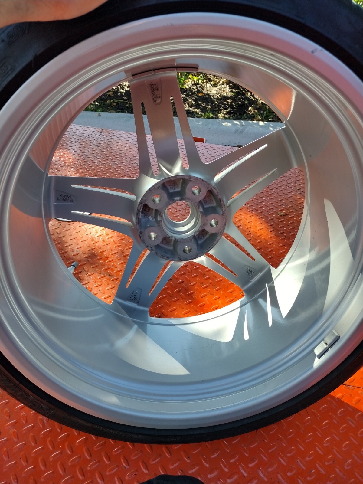 Complete Set of 2013 OEM Ferrari F12 Berlinetta Rims + Michelin Pilot SS Tires