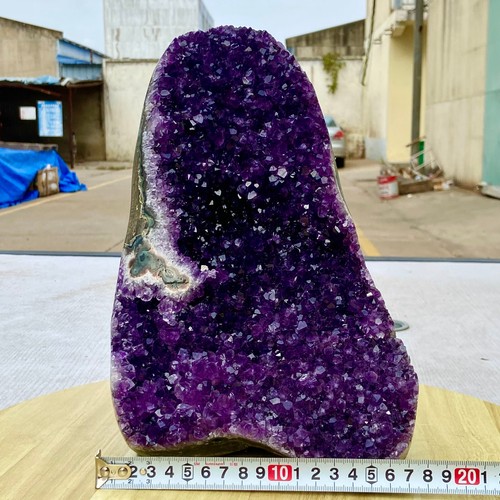 15.8LB Natural amethyst cave quartz crystal cluster mineral specimen healing