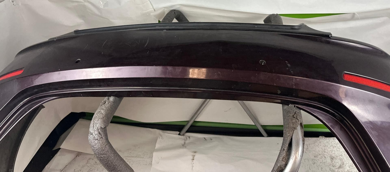 2014-2017 MASERATI GHIBLI Bumper Cover Rear with Parking Sensors Dual Exhaust