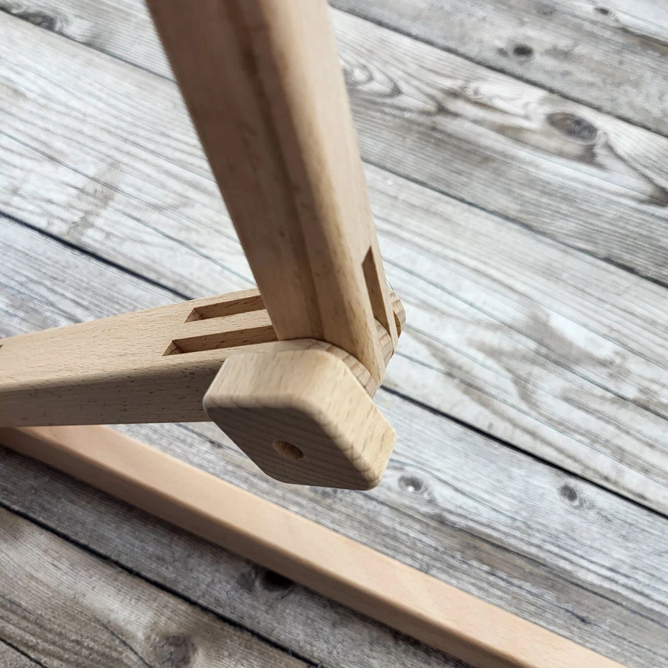 Adjustable Needlework Wood Embroidery Stand Bullfinch Scroll Frame by Arabeska - Image 3 of 4