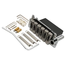 Wilkinson WVS50IIK Chrome 52.5mm Steel Saddle Block Tremolo Bridge For ST Guitar