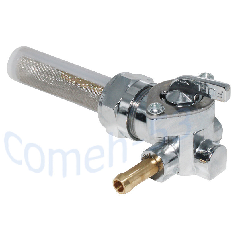 【ad】 Chrome Fuel Valve Petcock For Harley Davidson | Left Side Outlet