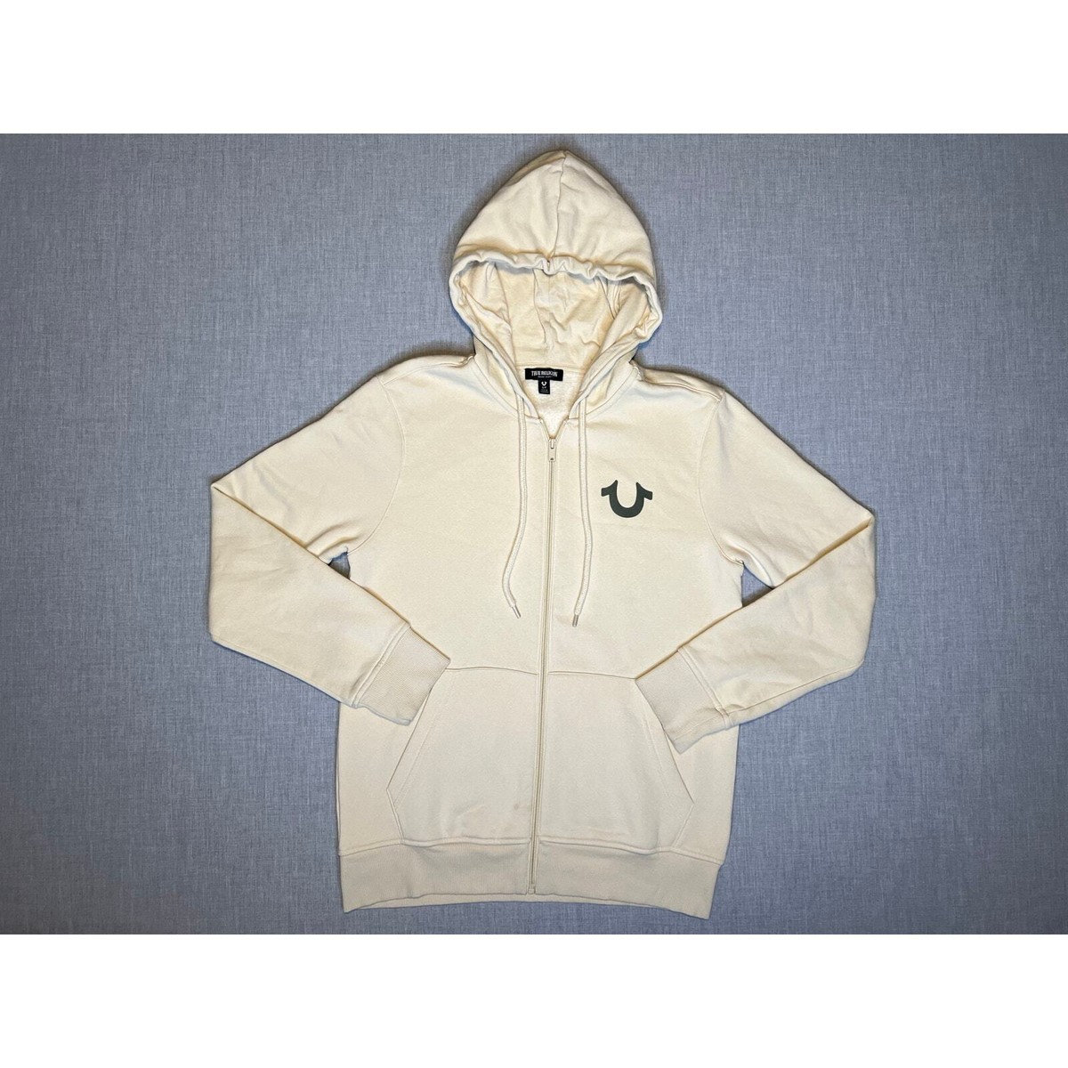 True Religion Crafted With Pride Buddha Full Zip Hoodie Sweatshirt Small |  eBay