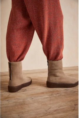 New Free People Cougar Cozy Up Shearling Boots Size 7 MSRP: $198 Suede