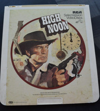 CED - Capacitance Electronic Disc - Video Disc - High Noon