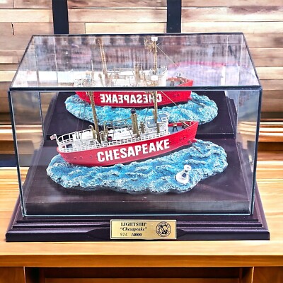 The Chesapeake Limited Ed 924/4000 Anchor Bay Great Ships Vessel 116 Display Box