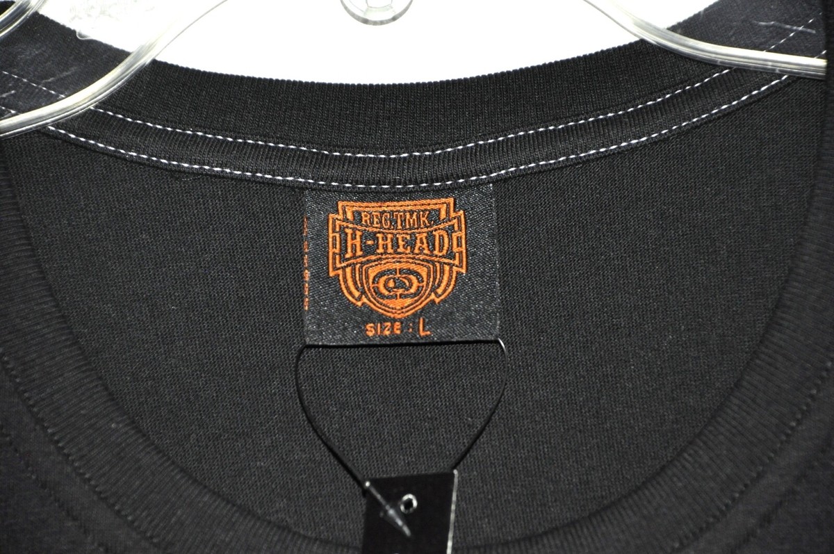 H-Head Jeans Original T-Shirt Black Graphic Tee Sz Large NWT | eBay
