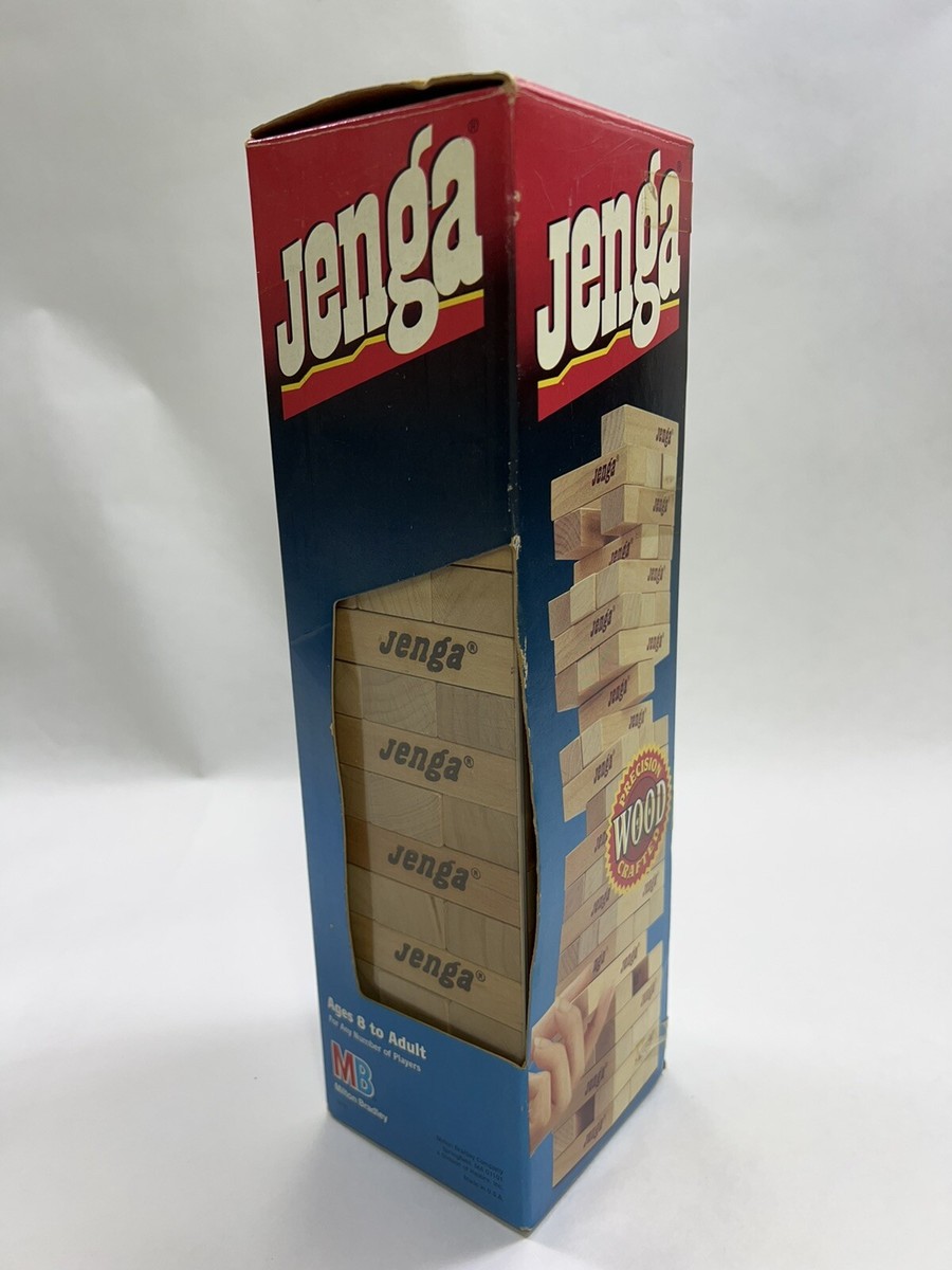 Vintage 1995 Jenga Game by Milton Bradley Complete | eBay