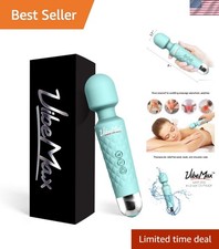 Turquoise Personal Massager: Lightweight, Waterproof  Powerful Vibration Relief