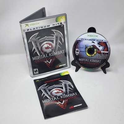 Mortal Kombat Deadly Alliance Platinum Hits (Xbox Microsoft) Complete CIB TESTED