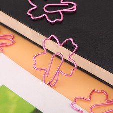 12 Pcs Creative Shape Paper Clips Bookmark Marking Document