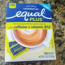 equal plus mit Koffein & B12 - 100 Stück