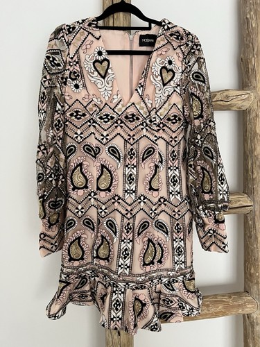 MOSSMAN Affirmation Mini Dress Size 10 - Picture 4 of 6