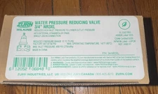 Zurn Wilkins 34-NR3XL 3/4" NR3XL Pressure Reducing Valve(1 Union Included)