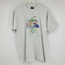 Vintage Babylon 5 Single Stitch Sci Fi Space Opera Graphic TV Shirt USA Large