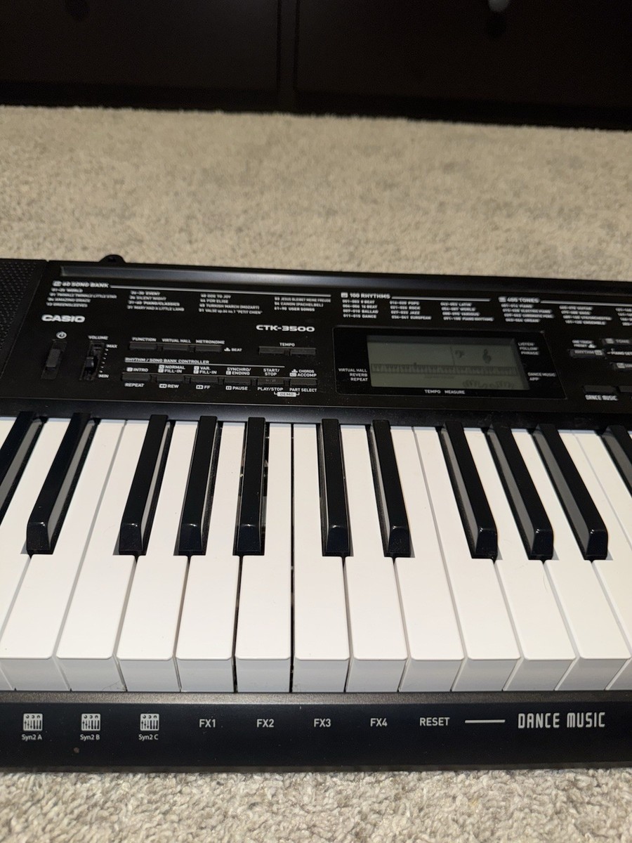 Casio CTK-3500 61 Keys Built In Speaker Portable Electronic