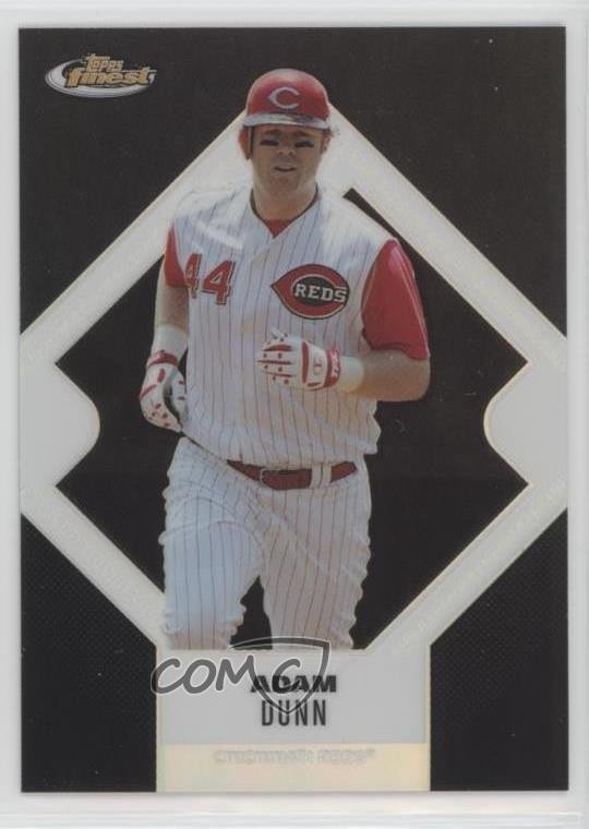 2006 Topps Finest Black Refractor 65/99 Adam Dunn #85 1u6