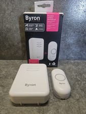 Byron Wireless Portable Doorbell Set - 150 M Range - 16 Melodies - DBY-22311