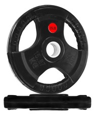 Olympic 2Inch Cast Iron Weight Plates for Strength Training, 35LB Pair