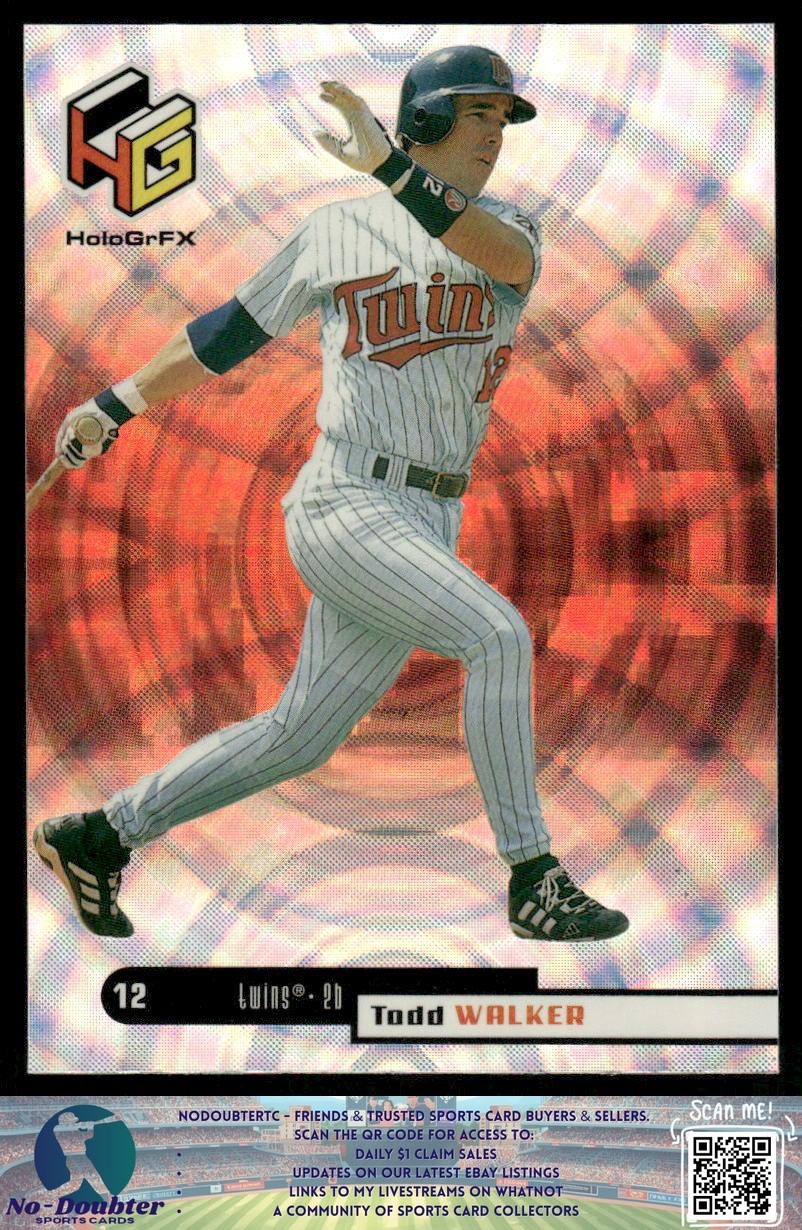 1999 Upper Deck HoloGrFX #34 Todd Walker Twins 9.2C