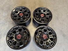 18" W217 TRD PRO STYLE SATIN BLACK WHEELS RIMS FITS 2023+ TOYOTA TUNDRA Sequoia