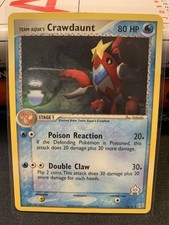 Team Aqua's Crawdaunt Rare Team Magma vs Team Aqua 14/95 LP on eBay