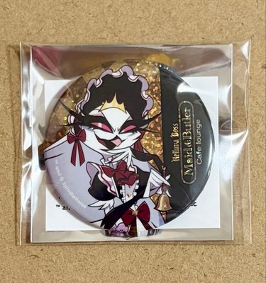 HELLUVA BOSS Stella A Glitter Can Badge  Blitzo Moxxie Millie Loona Stolas