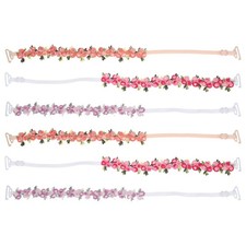 3 Pairs Lace Embroidered Flower Bra Strap Straps for Lingerie Adjustable