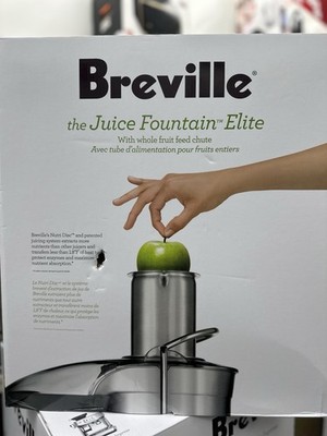 Breville Fountain Elite 1000W Electric Juicer 800JEXL Brand New