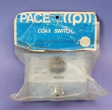 Vintage PACE 3-Position Rotary Coaxial Switch model 5621 - 1 KW Rated - Unused
