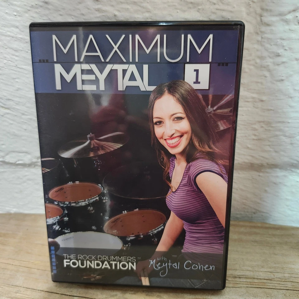 Maximum Meytal Cohen Drumeo Drumming Course 5 DVD Set Signed Workbook Education - Image 4 of 4