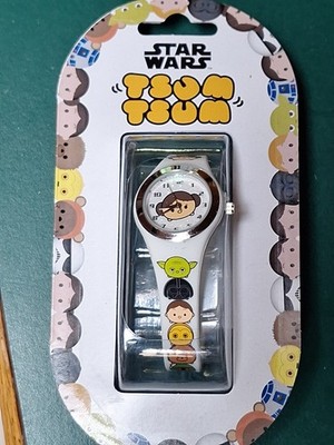 Disney Star Wars Watch Silicone SWT9000TG Tsum Tsum Princess Leia 2016 NEW