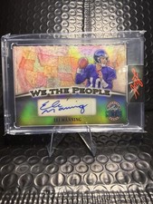 2026 Leaf Metal Presidents Day Eli Manning We The People 1/1 Auto Card Giants 