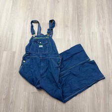 Vintage Liberty Bibs Overalls Mens 34x30 Denim Blue Work Wear Farmer 90s Utility
