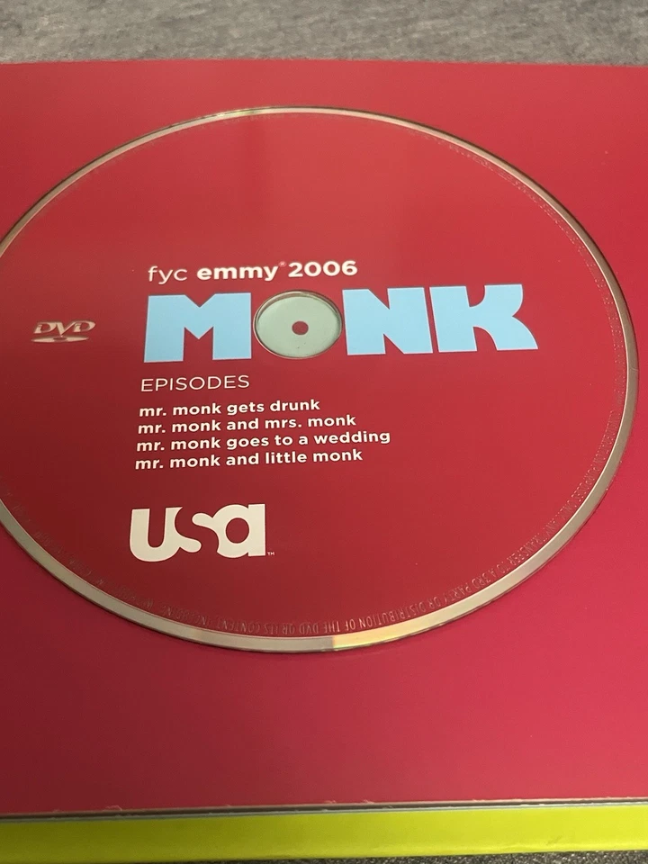 MONK EMMY FYC DVD SCREENER SET TONY SHALHOUB RARE PROMO  4 DVD SET 2006 - Image 3 of 4