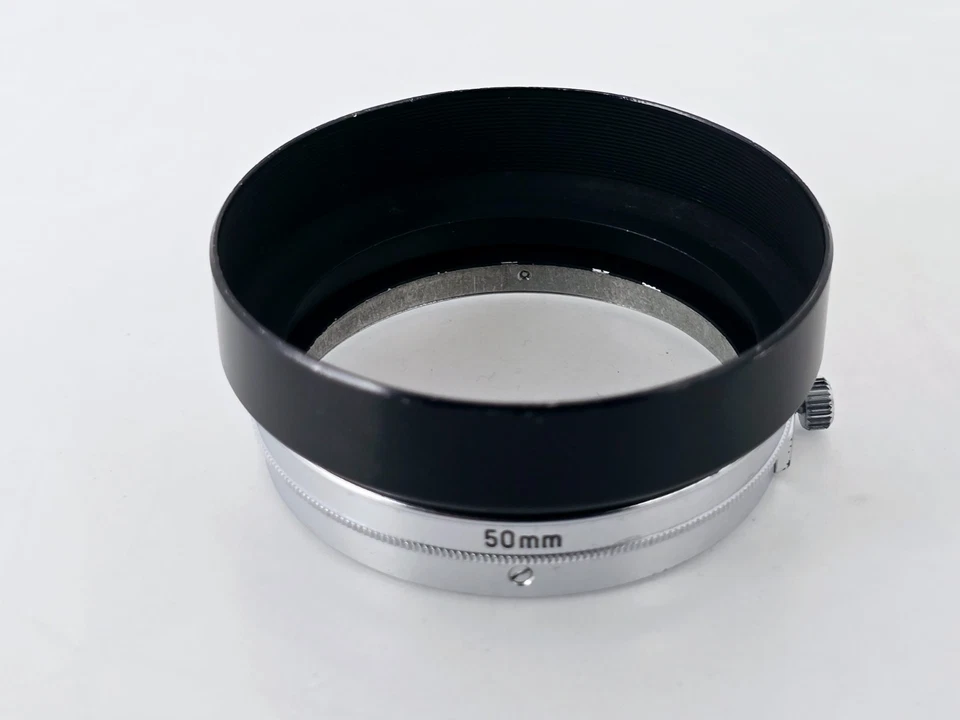 🌸[Near MINT] Canon S-50 Metal Lens Hood for 50mm f1.4 LTM L39 Mount From JAPAN - Image 2 of 4